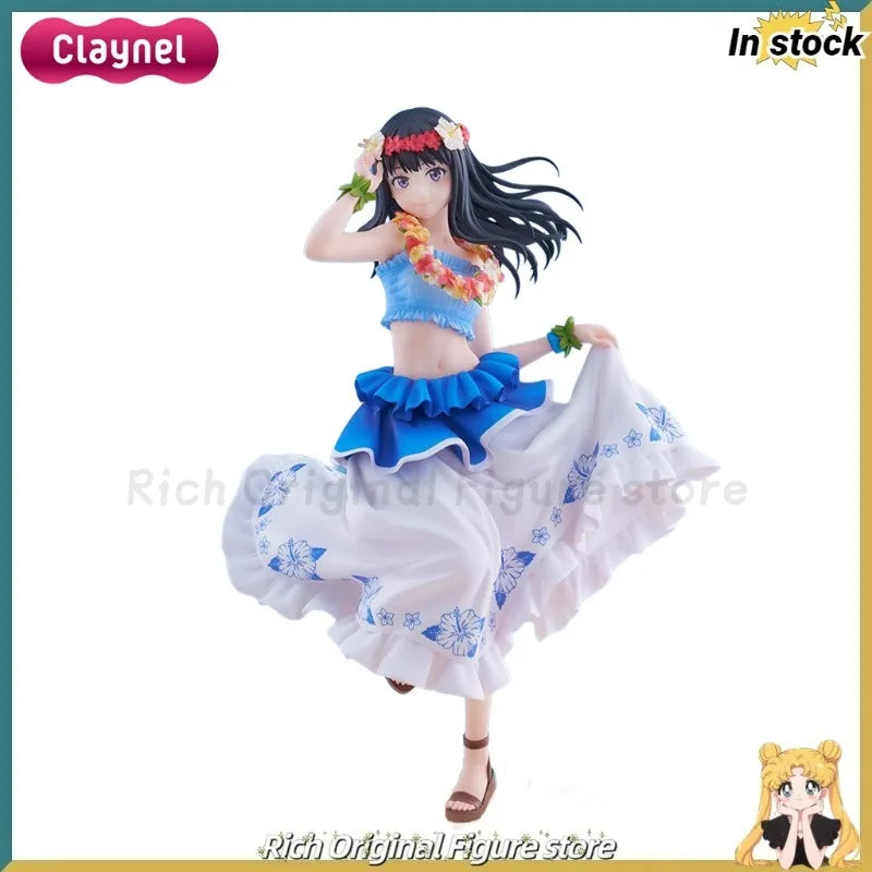 【In Stock】Original Claynel Lycoris Recoil Inoue Takina Hawaii Model Toys Anime Figure Collection Ornaments