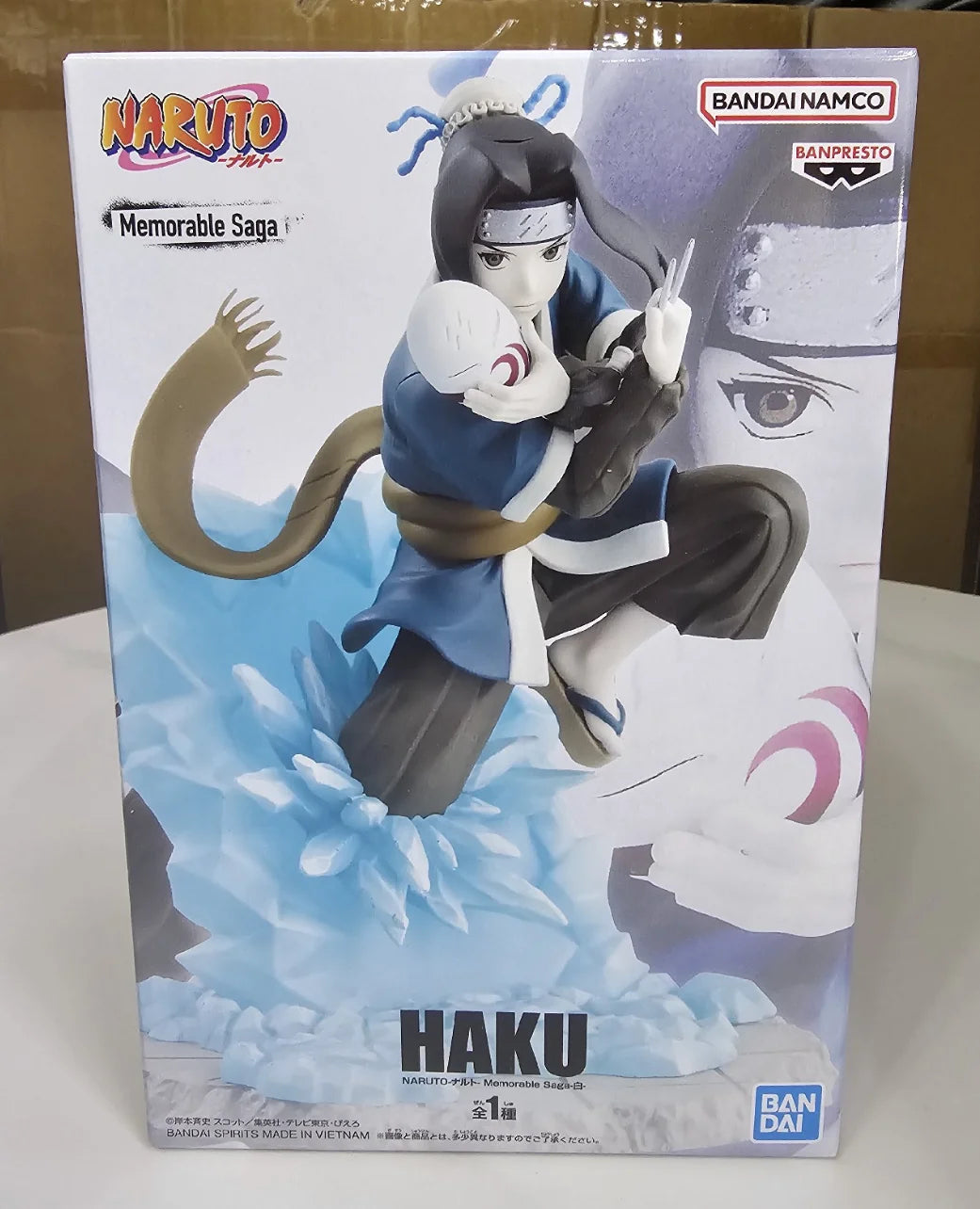 In Stock Original BANPRESTO Memorable Saga Naruto Haku Momochi Zabuza Naruto Figure Anime Model Genuine Boxed Toy