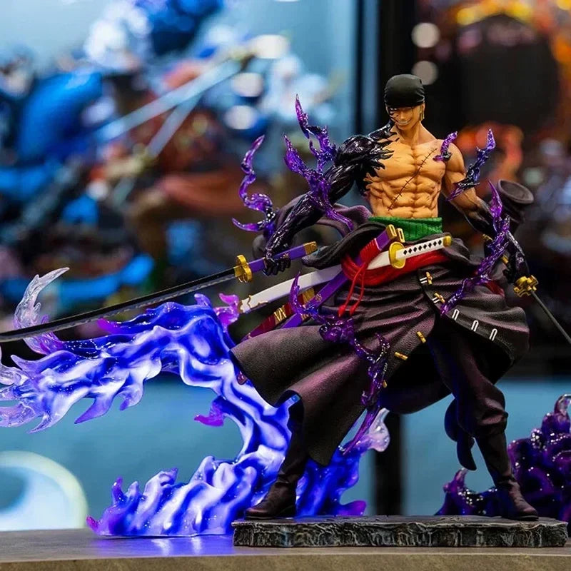 2026 Hot Anime One Piece Zoro Figures Sky Painting Roronoa Zoro Action Figures PVC Collection Model Toys Birthday Gifts Toys