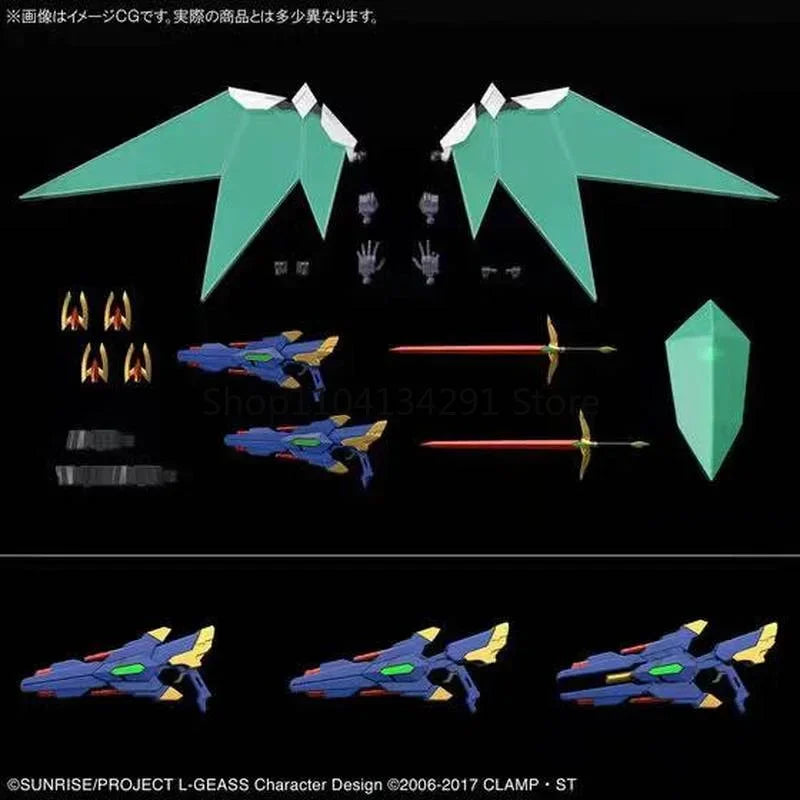 Bandai HG 1/35 Anime Action Figure CODE GEASS Lelouch of The Rebellion LANCELOT ALBION Toys Model Gifts for Children
