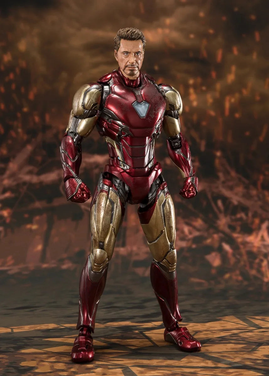 Marvel Avengers Endgame Final Battle Ironman Super Hero PVC Action Figures Dolls Iron Man 16cm