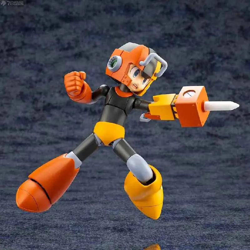 KOTOBUKIYA Original MEGA MAN Scramble Thunder Ver Pile Drive Ver Premium Charge Shot Ver Anime Action Figure Assembly Model Toys