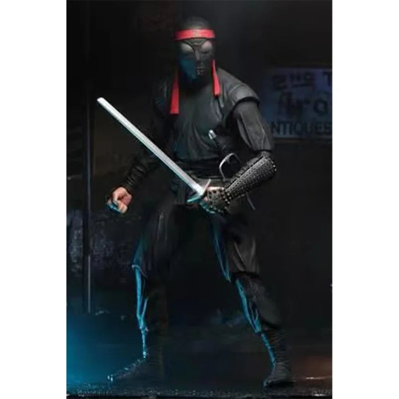 In Stock Original NECA TMNT FOOT SOLDIER Anime Action Collection Figures Model Toys