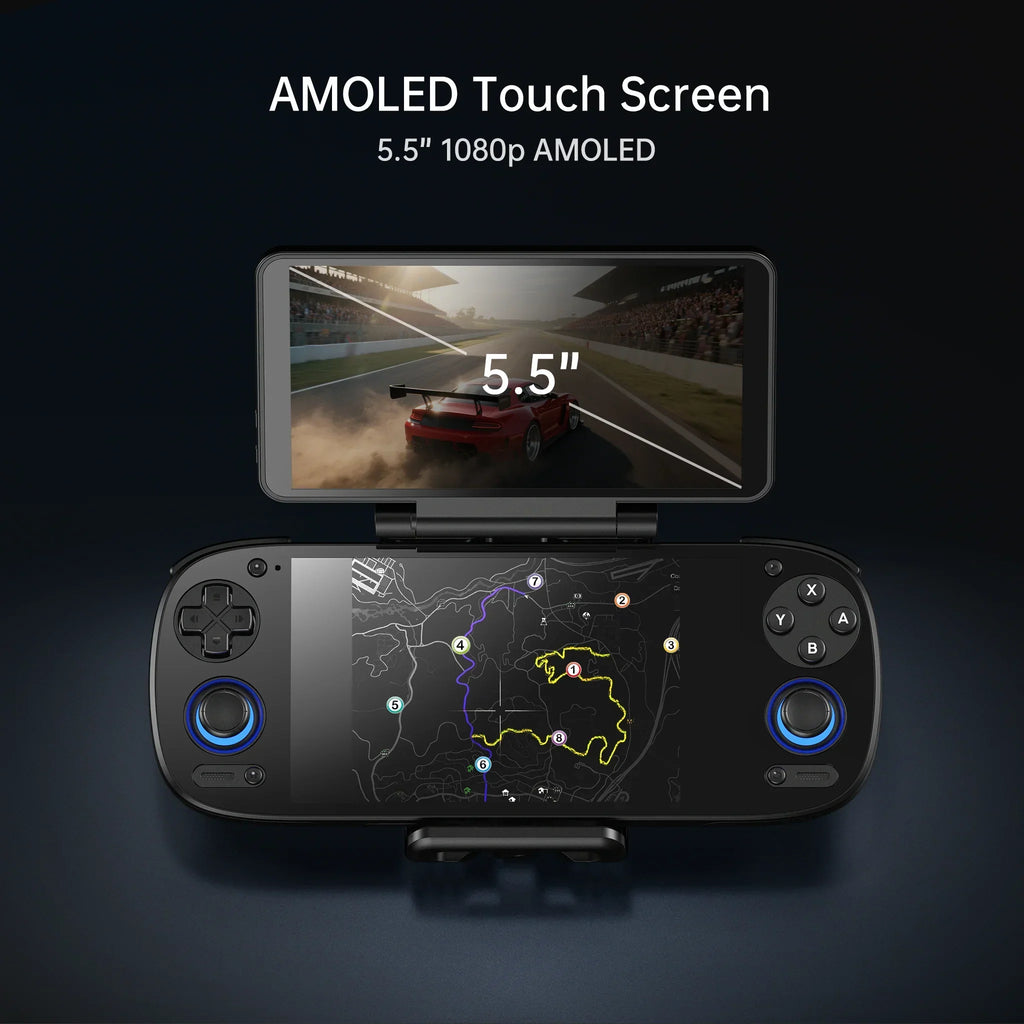 Retroid Dual Screen Add-on Expand 5.5Inch Oled Screen Back Clip Design With TypeC Plug For RP4Pro/RP Mini/RP MiniV2/RP5