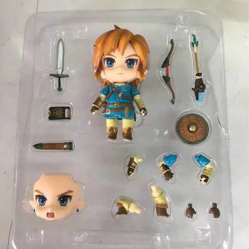 The Legend Of Zelda Breath Of The Wild Ver. 733 733-DX Link Action Figure 10cm Mini PVC Figurine Of Zelda Pvc Figure Statue Mode