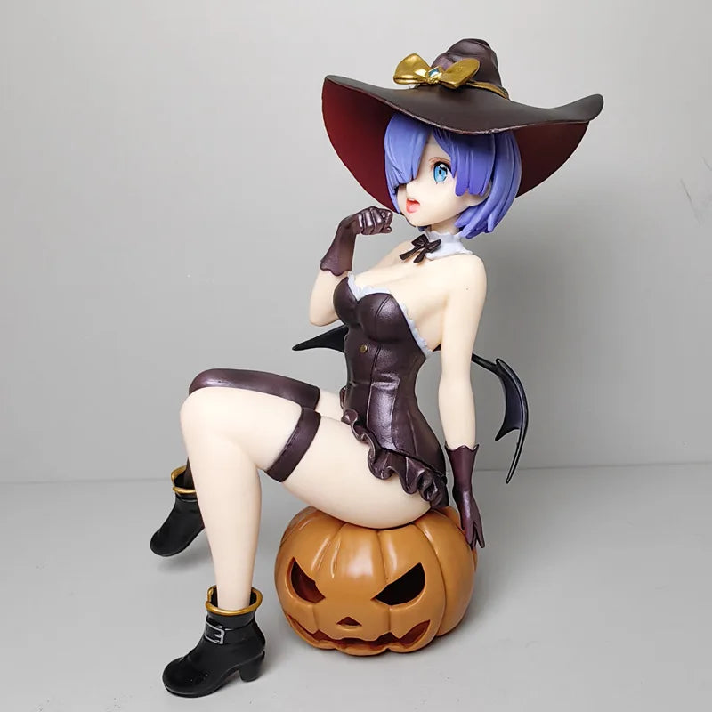 Re:Zero -Starting Life In Another World Rem Phantom Night Magician Figure Gk Model Collection Doll Desk Decora Halloween Gifts