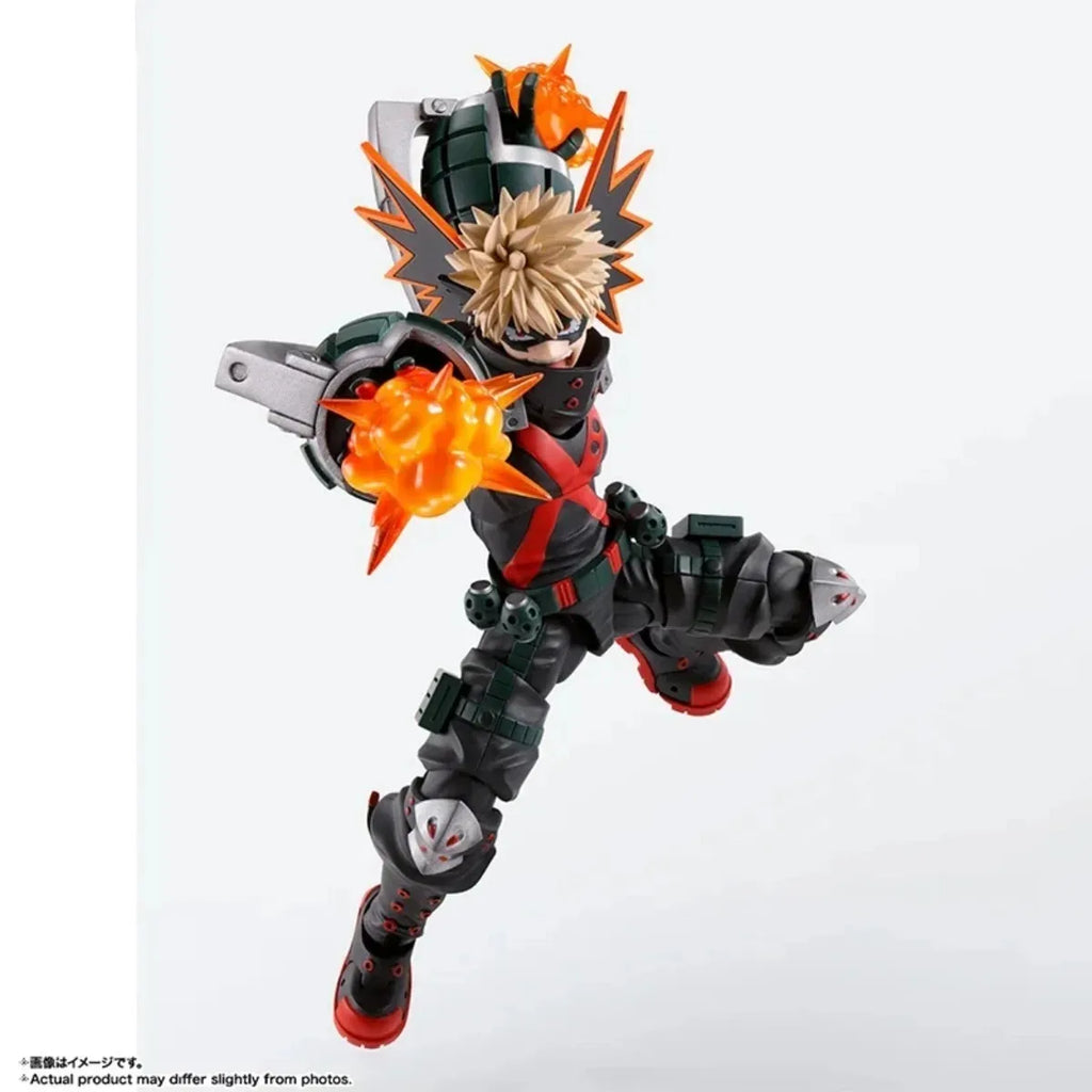 Original Bandai Genuine In Stock SHF Bakugou Katsuki My Hero Academia Anime Collection Action Figure Model Kit Gift for Boy girl
