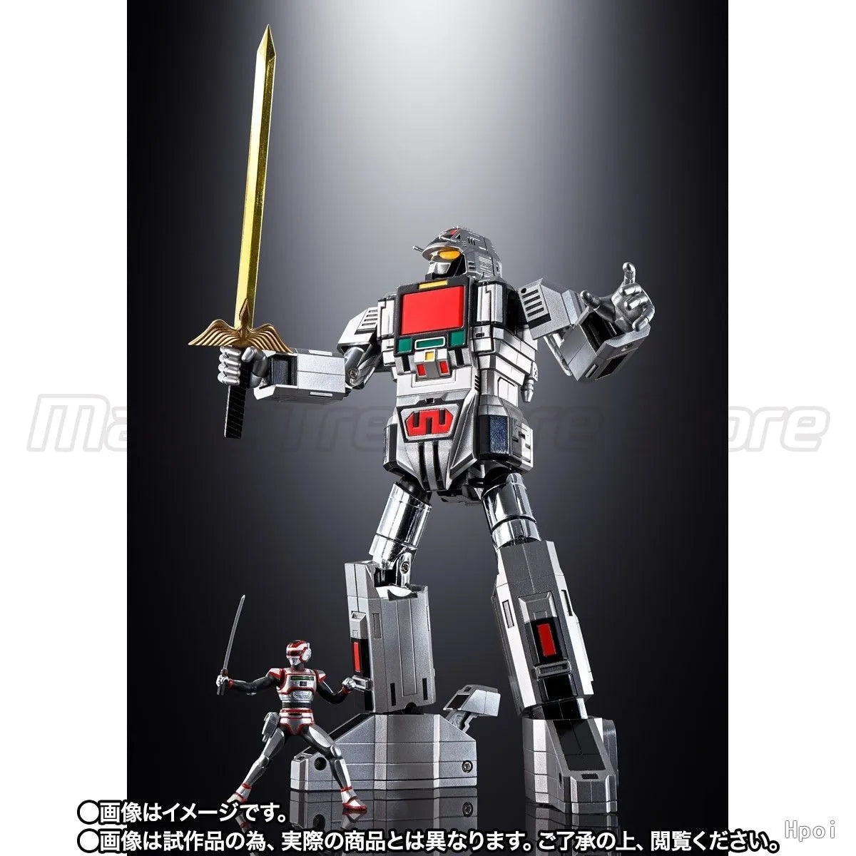 【MT】Original BANDAI SPIRITS Soul of Chogokin GX-97 Kyojuu Tokusou Special Megabeast Investigator Juspion Action Figure Toy Model