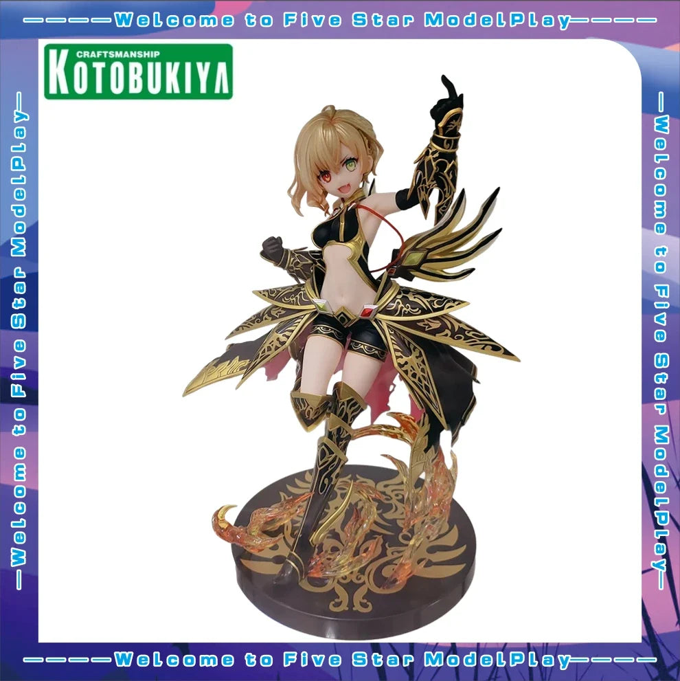 In Stock Original Kotobukiya White Cat Project Sallut Soul of Knights Anime Doll Figure Model Toys Gifts