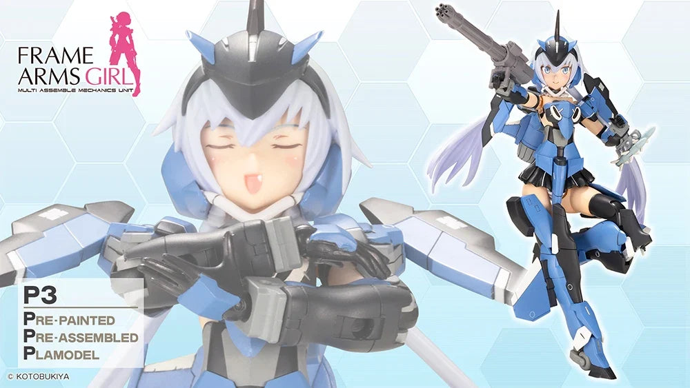 IN Stock Original Kotobukiya FG165 Frame Arms Girl P3 Stylet Assembled Model Kit 15Cm Action Figure Model Collectible Toys Gift