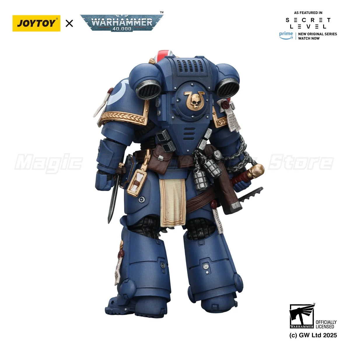 【In stock】JOYTOY Warhammer 40K Ultramarines Titus with Laurels of Victory 1/18 Action Figure Model Toy