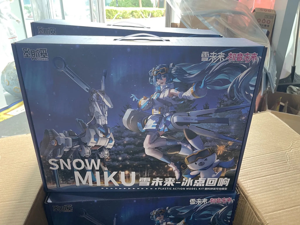 TYCTOYS In Stock Original HIPLAY SOSKILL Miku Snow Miku Ice Echo Static Action Figure Model Kit Toys Holiday Gifts