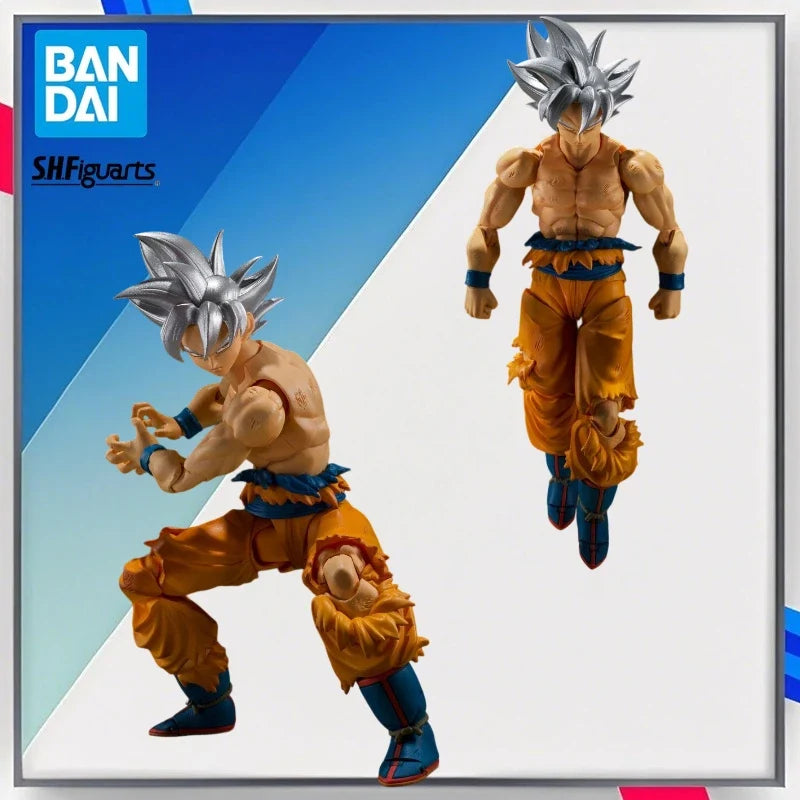 Bandai-Original Figure of Dragon Ball Z, S.H.Figuarts, Son Goku Ultra Instinct, Toyota Edition, Super Saiyan Ultra Instinct VJ30