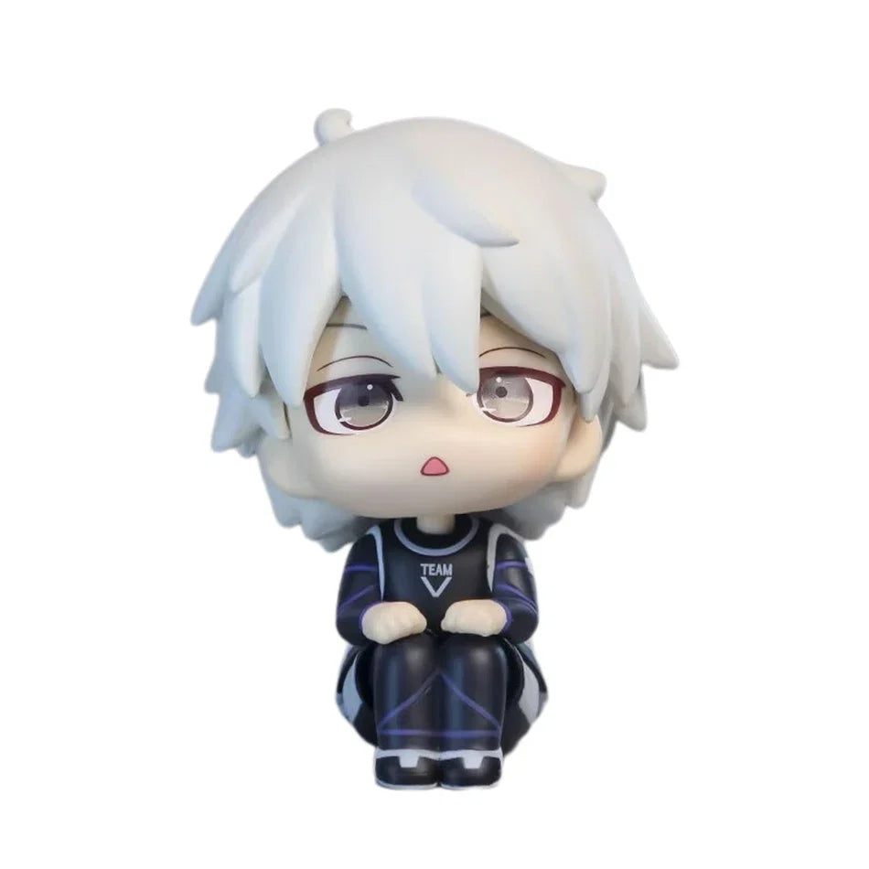 BLUE LOCK Action Figures Isagi Yoichi Bachira Meguru Anime Figure Kawaii Q Version Figurine Model Kids Toys Doll Gifts