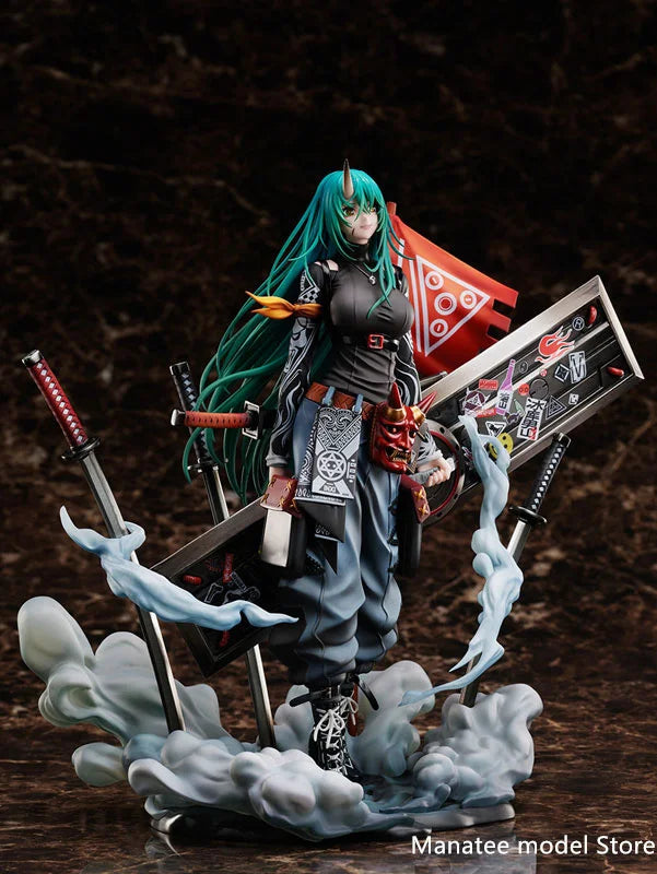 FuRyu Original Arknights Hoshiguma -Wanderer Banner- 1/7 PVC Action Figure Anime Figure Model Toys Collection Doll Gift