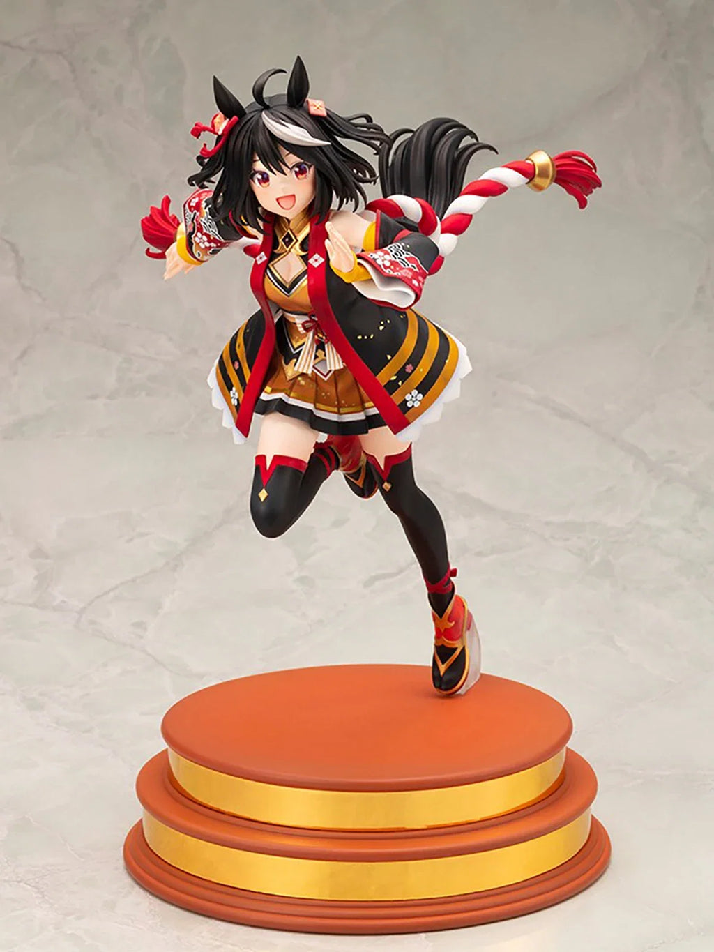 In Stock Original Kotobukiya Prepainted Umamusume: Pretty Derby Kitasan Black Outrunning The Encroaching Heat 1/7 H=295mm Figure