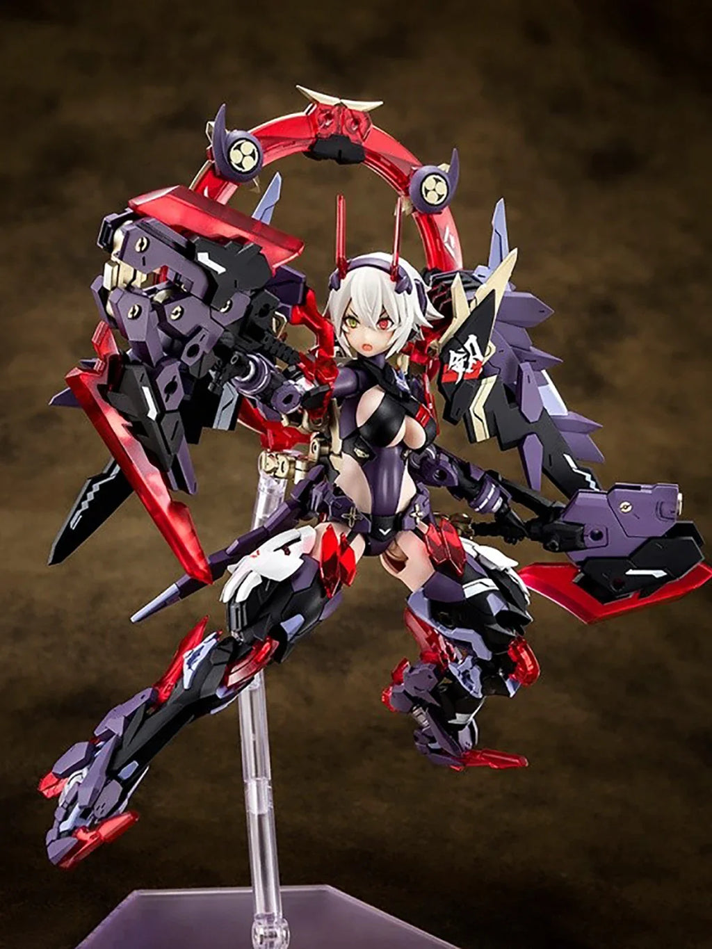 In Stock Original Genuine Kotobukiya Model Kits Megami Device (16) Auv Susanowo & Guren & Souen 1/1 H=200~220mm Mecha Girl Model