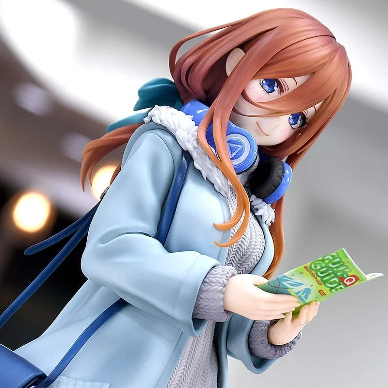 Gotoubun No Hanayome Nakano Miku Figure Dating Outfit Anime Beauty Girl Desktop Decor Collectible Gift For Anime Fans Statue