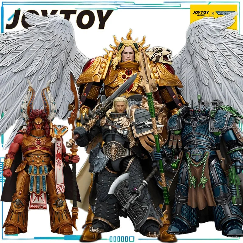JOYTOY Genuine JOYTOY X Warhammer 40K Series Genealogy Emperor's Crown Prince HH Action Figure Boy Gift Collection Model