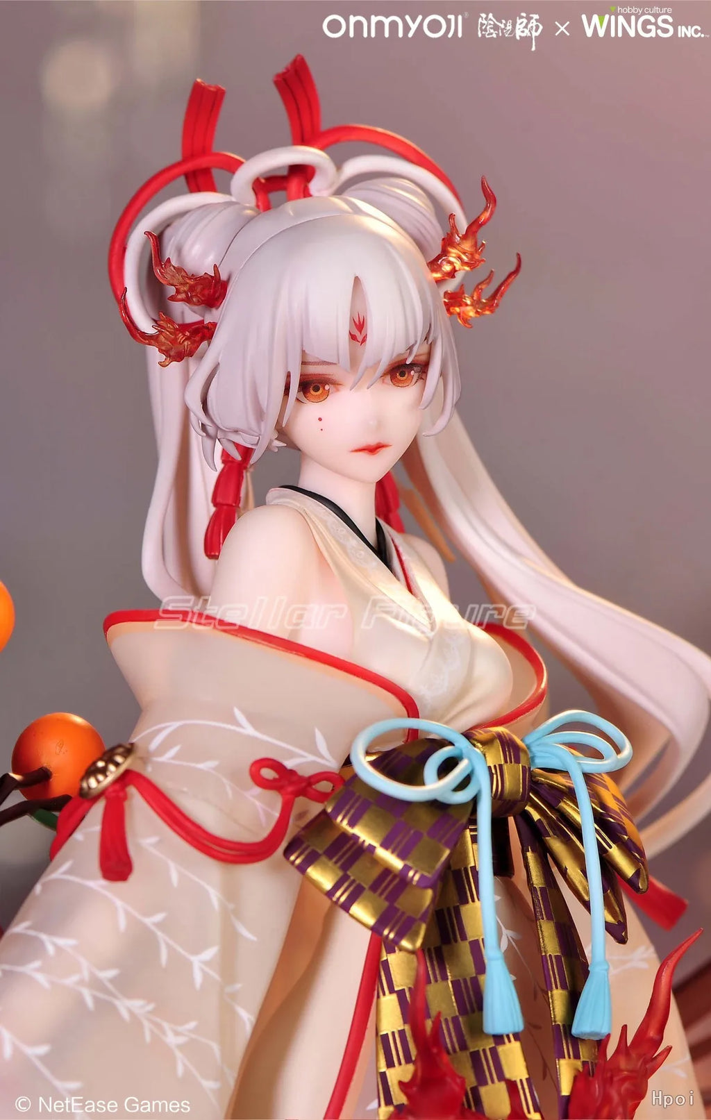 In Stock Original WINGS INC Onmyoji Shiranui Night Fire Lige Figures Model Anime Collection