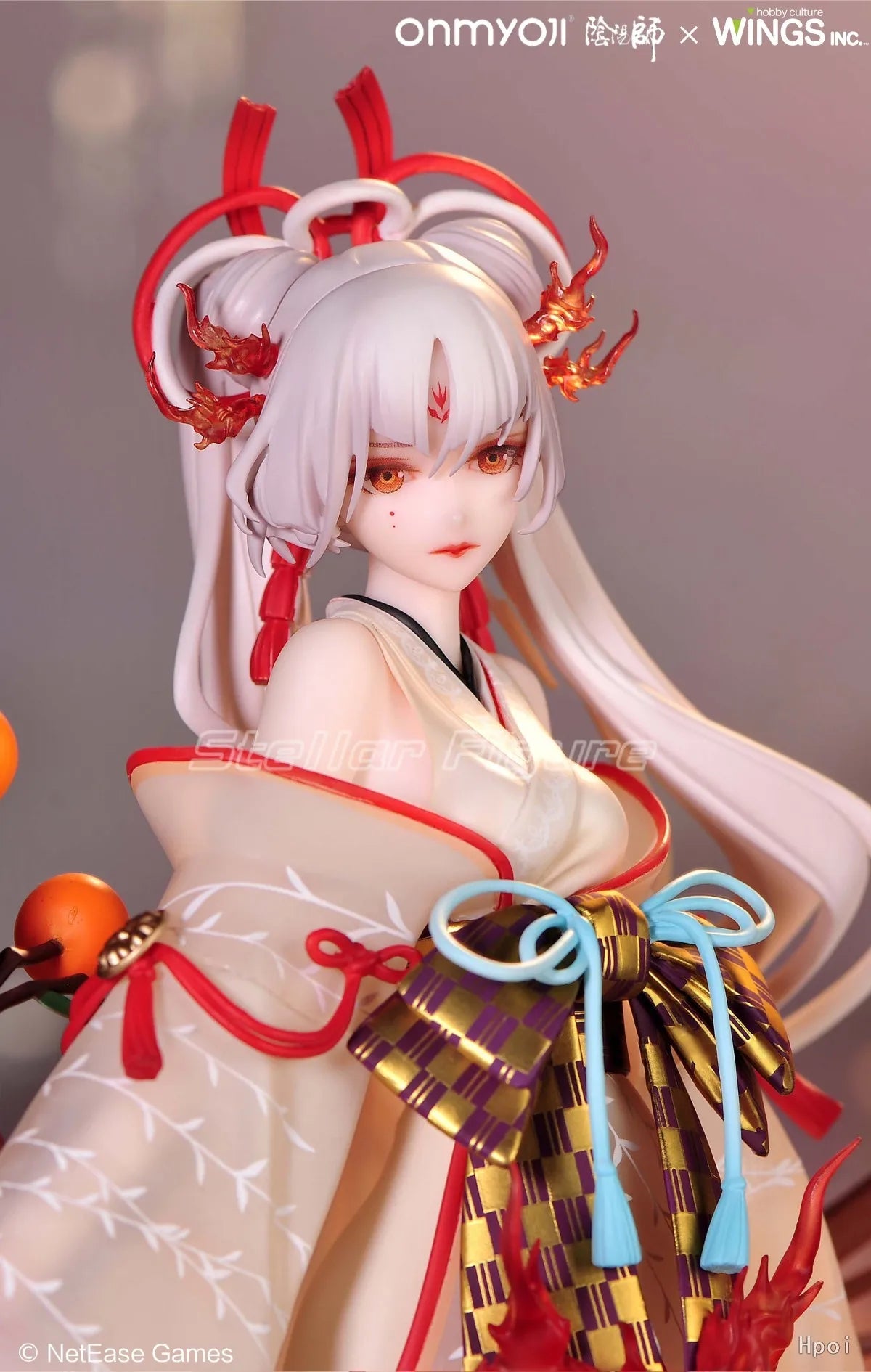 In Stock Original WINGS INC Onmyoji Shiranui Night Fire Lige Figures Model Anime Collection