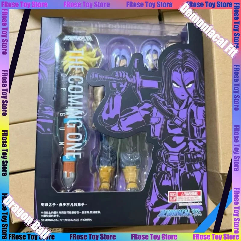 New Dragon Ball Z Demoniacal Fit SHF Super Saiyan Trunks Son of Tomorrow Anime Action Figure Collectible Model Figurine Toy Gift
