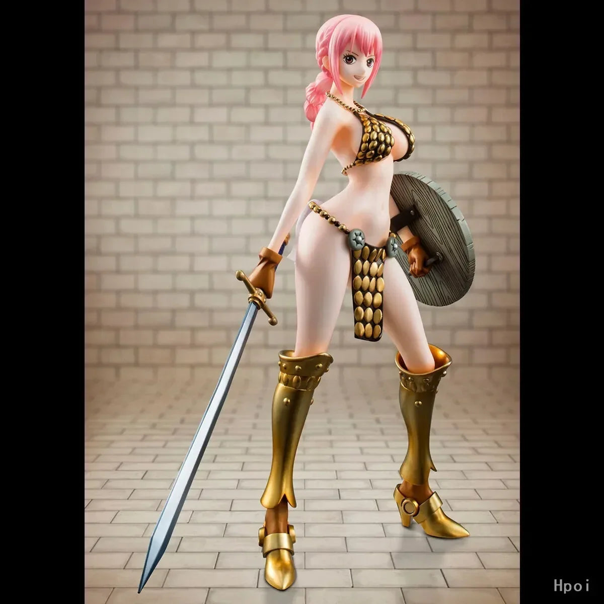 In Stock Original MegaHouse POP  "Sailing Again" Gladiator Rebecca Limited Replica Anime Finished Collection Gift in Stock