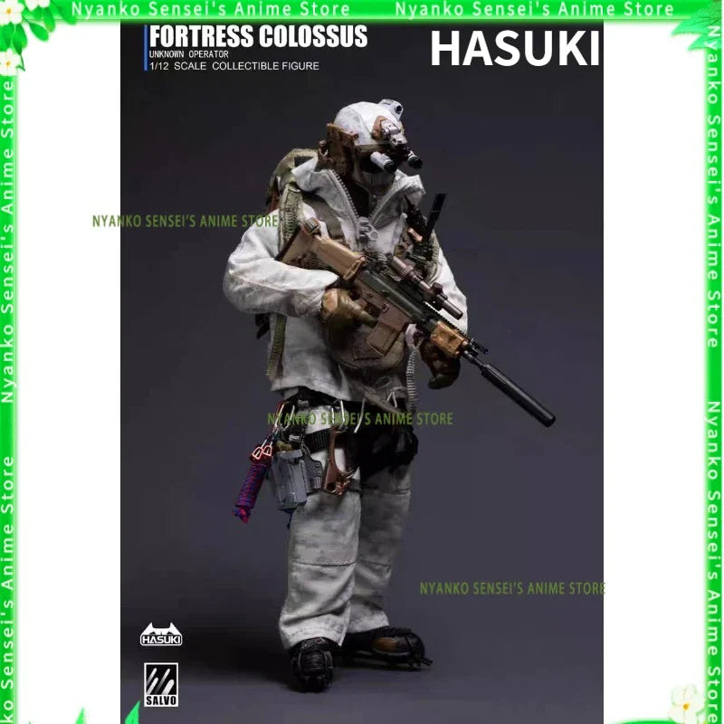 In Stock HASUKI SA-03 FORTRESS COLOSSUS UNKNOWN OPERATOR 1/12 Action Figure Anime Model Trendy Toy Desktop Doll Collectible