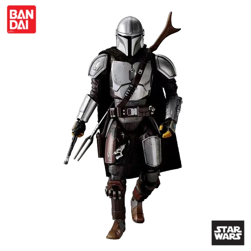 Auf Lager Original 100% Echtes Bandai Star Wars Mandalorian A Anime Merchandise Actionfigur-Figuren-Ornamente Weihnachtsgeschenke