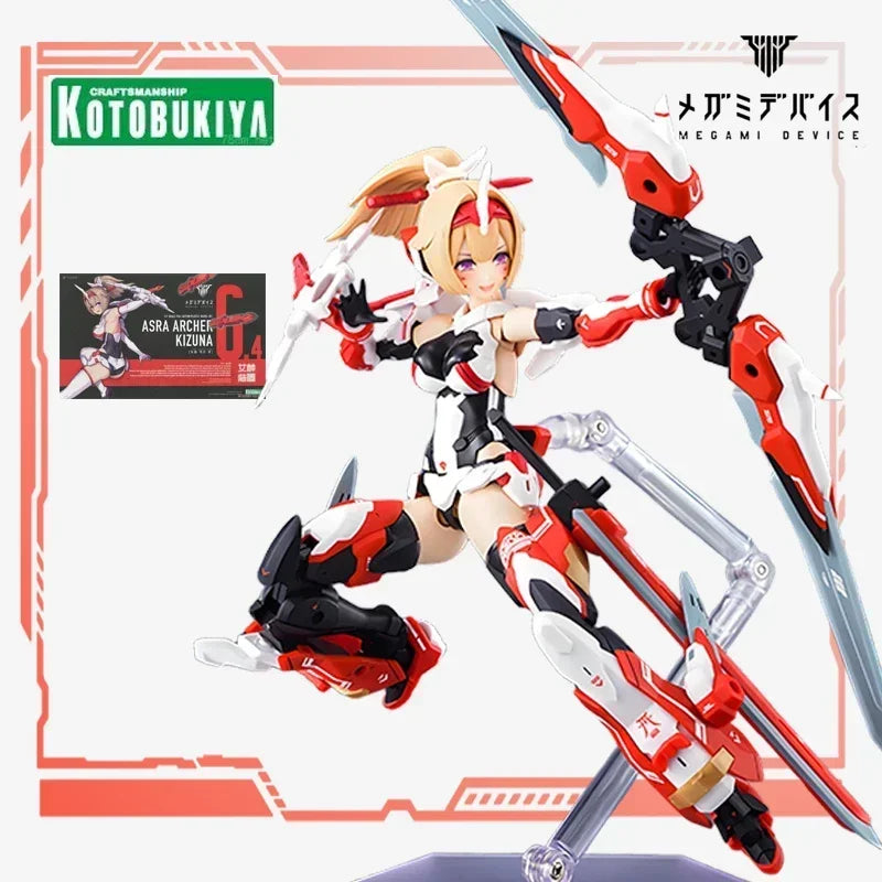 Kotobukiya Original Goddess Device 6.4 Zhuluo Archer 5.3 Ninja Action Figure Assembly Model Toys Collectible Model Gifts Forboys