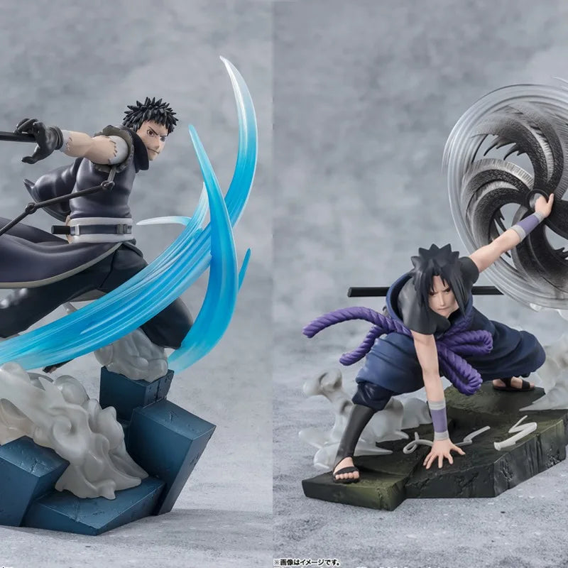 Bandai Genuine NARUTO Figuarts ZERO Uzumaki Naruto Uchiha Sasuke Uchiha Obito Uzumaki Boruto Anime Action Figure Model Toys Gift