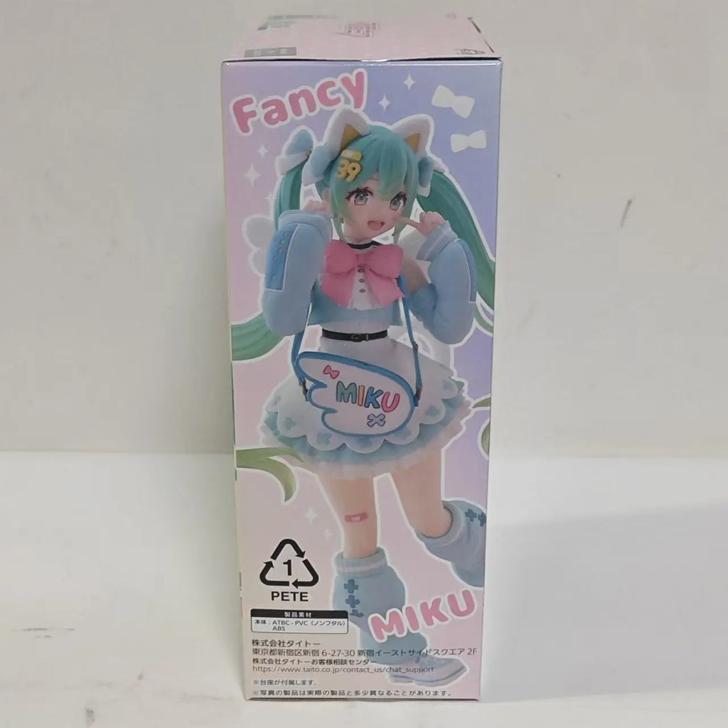 Original Taito Anime Hatsune Miku Taito Fancy Ver Hatsune Miku Fashion Anime Figure Action Figurine Toys Collection