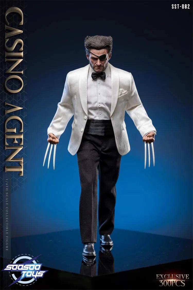 SOOSOOTOYS SST-082 1/6 Soldier CASINO AGENT Full Set 12'' Action Figure Model Toy In Stock