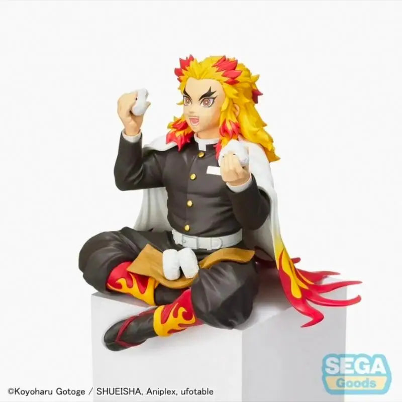 Brand New In Stock SEGA Demon Slayer: Kyojuro Rengoku Onigiri Noodle Stopper Figure Model Collectible Festival Ornaments Gifts