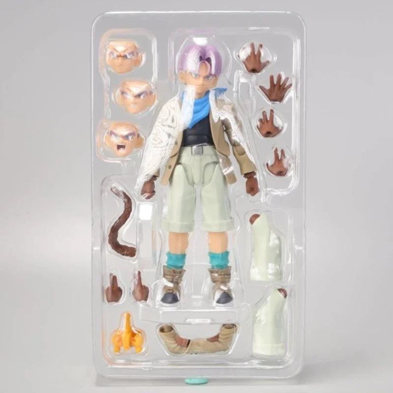 Bandai Dragon Ball PB SHF Trunks Duragus Saiyan Soul Limit GT Doll Figure Collection Gift