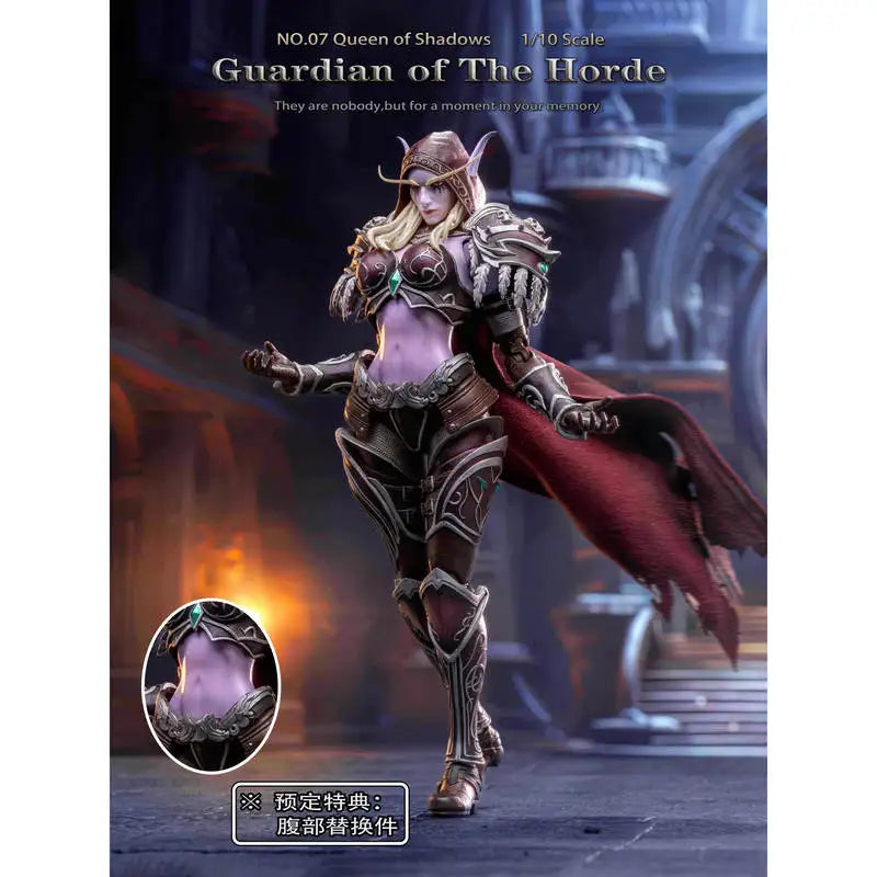 Grey Knight 1/10 Scale Collectibles Figure Orc Guardian Of The Horde No.O7 Queen Of Shadows 8Inch Women Soldier Action Figure