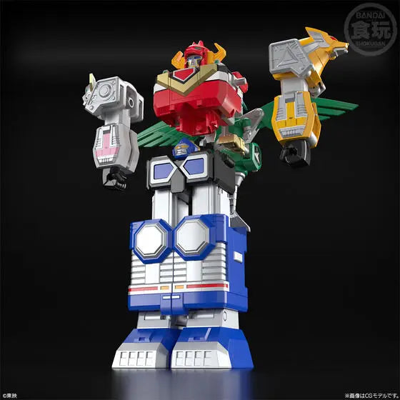 Bandai SMP [Shokugan Modeling Project] Seijuu Gattai Gingaioh (W/O Ramune) Model Kit Action Figures TOYS