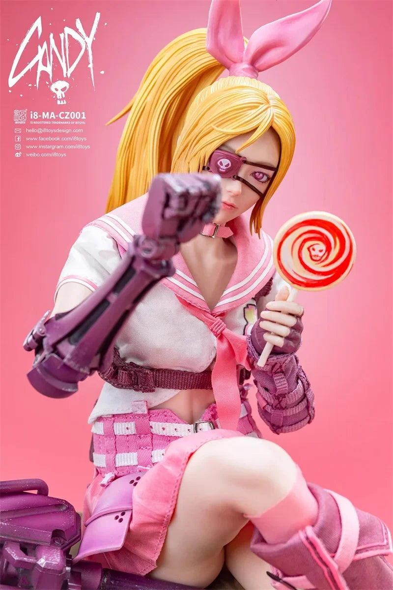 1/6 Scale I8TOYS CANDY I8-MA-CZ001/002 Beautiful Strong Sexy Female Soldier Complete Set Full Set Fit In Stock Action Figure Toy