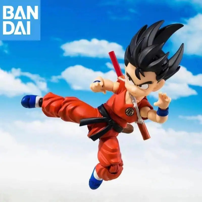 BANDAI DRAGON BALL TAMASHII NATIONS STORE S.H.Figuarts Son Goku INNOCENT CHALLENGER Action Figure Model Collector Figurine Toys