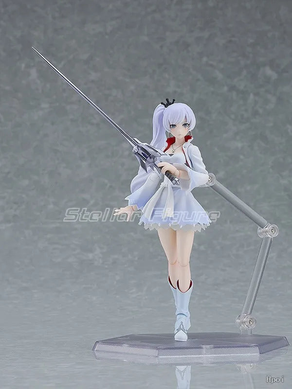 【SF】In Stock Original Max Factory Figma599 RWBY Weiss Schnee Figures Model Anime Collection