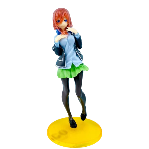 Anime Nino Figure 20CM Black Jacket College Uniform The Quintessential Quintuplets Standding Model Dolls Toy Gift PVC Material