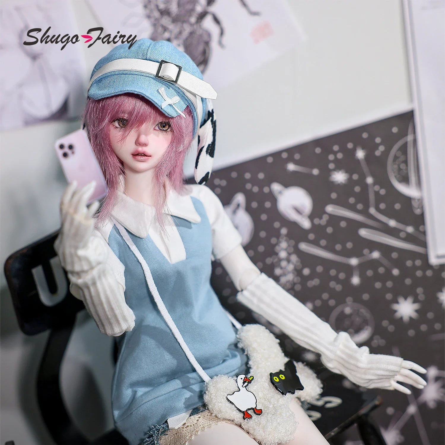 Sano B Bjd Doll 1/4 Bariy Japan-style Kawaii Anime Aesthetics Baby Face Jeans Original Joint Toys Fullset ShugaFairy