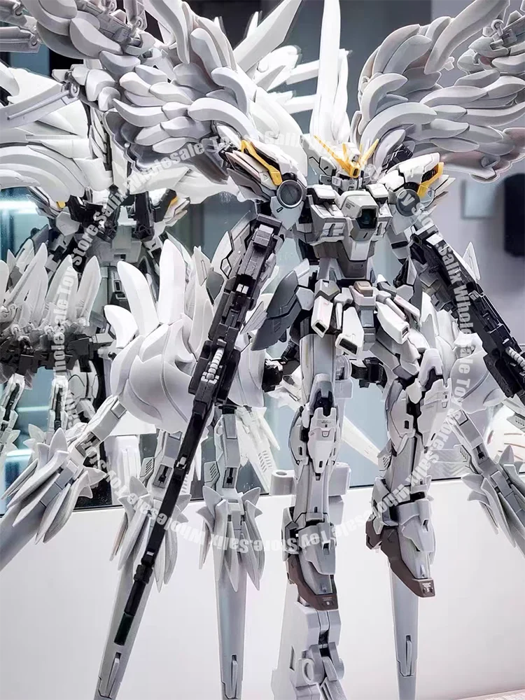 Daban 8827 In Stock MG 1/100 Snow White Prelude Fix Model Kit XXXG-00YSW Wings Assembly Action Figures Customized