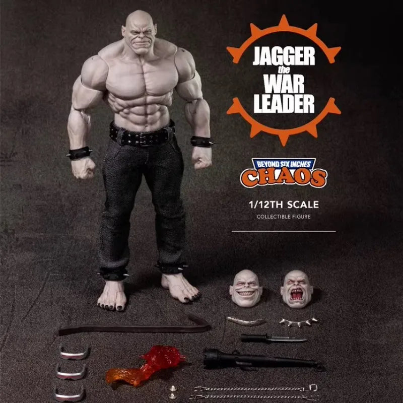 【AUF LAGER】Heißer Verkauf CHAOS Studio 1/12 Jagger Kriegsführer Actionfigur CHAOS-003 Sammlermodellspielzeug