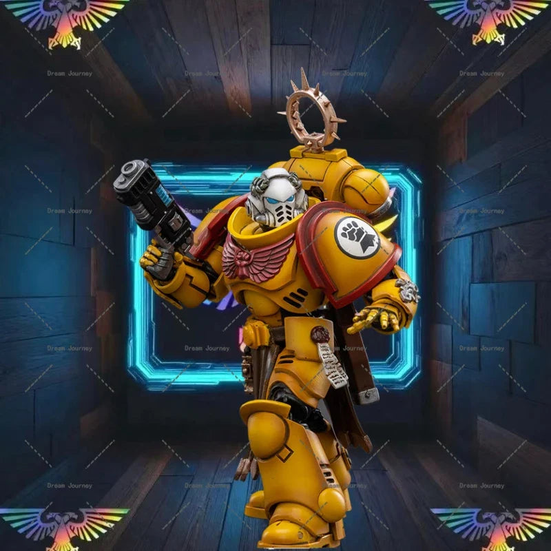 In stock  JOYTOYWarhammer 40k 1/18   Imperial Fists Veteran Brother Thracius Action Doll Toy Collection