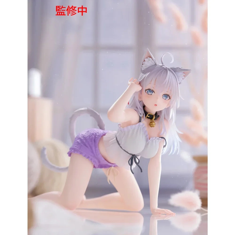 Original TAITO Desktop Cute Alya Alisa Mikhailovna Kujou Nekomimi Room Wear Ver. Action Figure Toys PVC Model toy