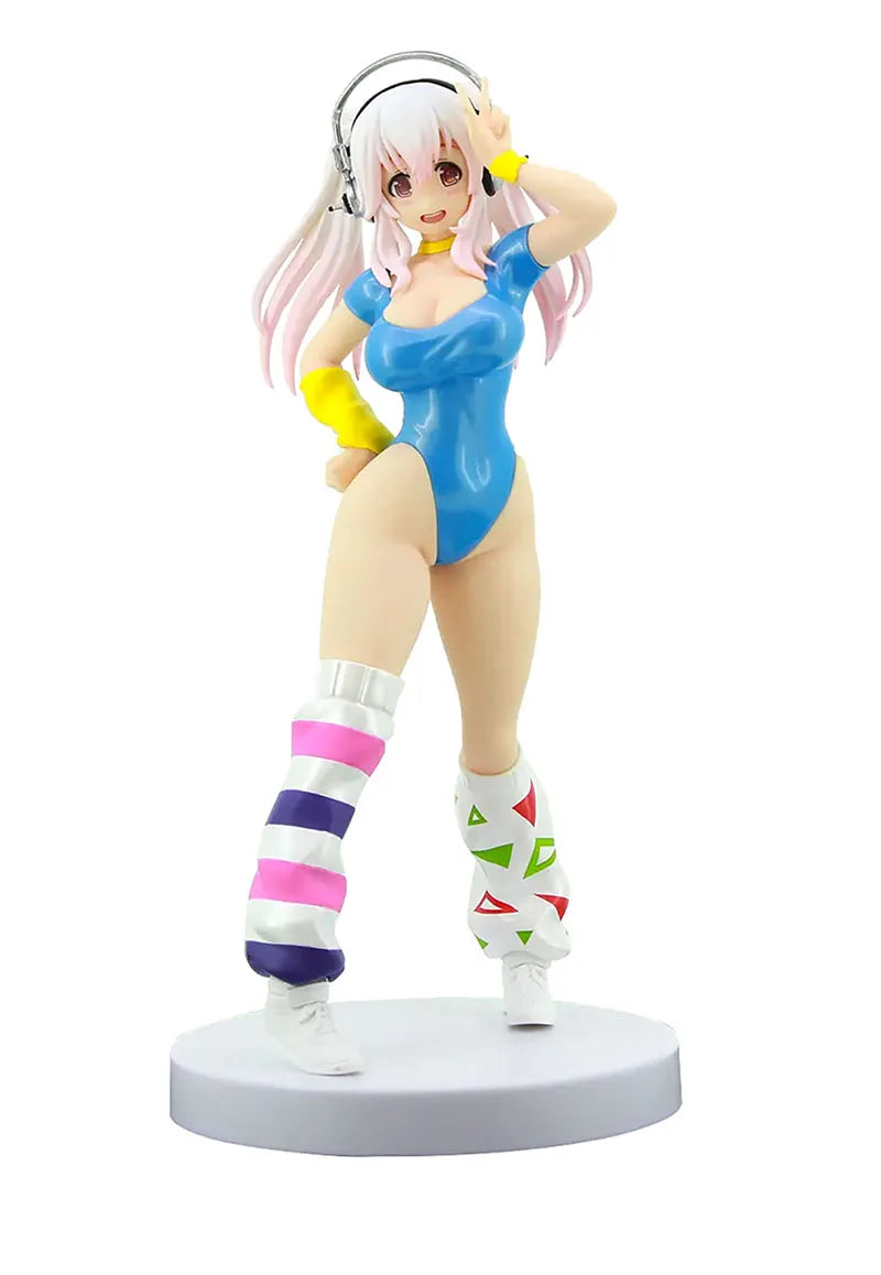 No box Japanese original anime figure  SUPER SONICO knight ver action figure collectible model toys for boys