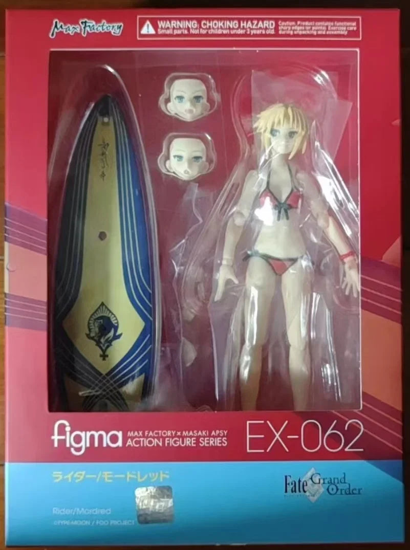 Max Factory Original Figma Fate/Apocrypha Series Mordred\Rider Swimsuit Ver Anime Action Figure Model Toys Model Gifts for Boys