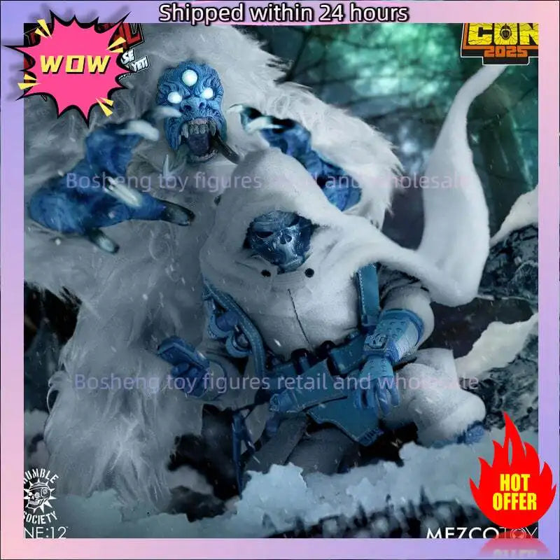 Original Mezco Toyz NYCC 2025 One:12 Doc Nocturnal and the Case of the Shrieking Yeti In Stock Anime Action Collection Figures