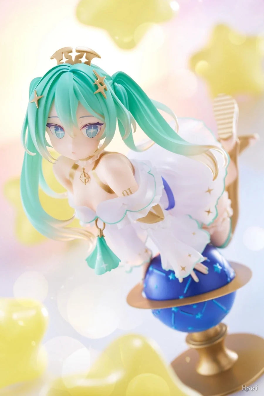 17cm Glittering Star ver. Hatsune Miku Anime Figure Kawaii Globe Girl Action Figure Adult Collection Model Doll Toy for Kid Gift